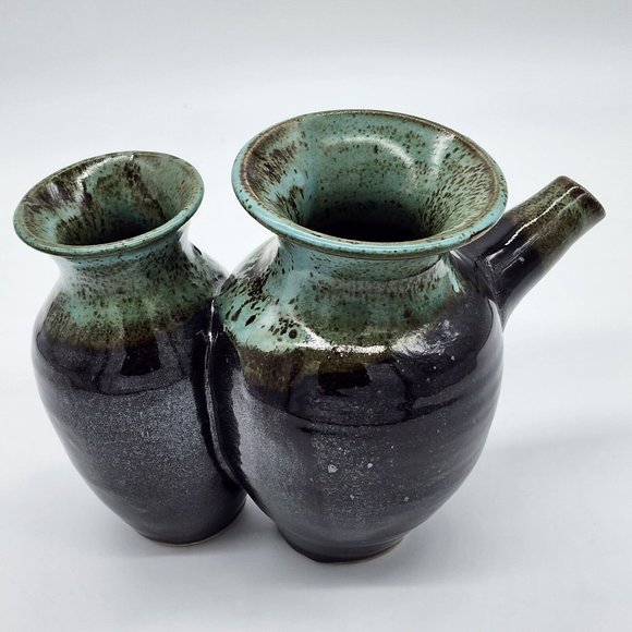 Vanessa Kettering Pottery Double Jars with Spout - Picture 2 of 7